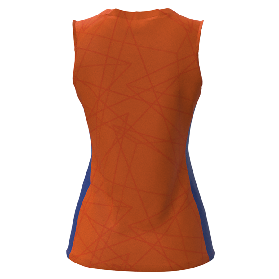 Mizuno Nevobo Volleyball Match Orange Shirt Women Orange